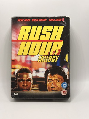 Rush Hour τριλογία DVD μεταχειρισμένο, δράσης περιπέτεια, αγγλικά