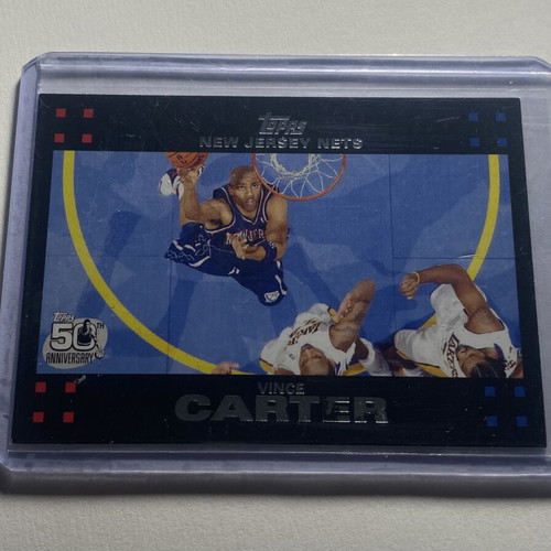 2007-08 Topps #28 Vince Carter New Jersey Nets NBA Basketball Card new