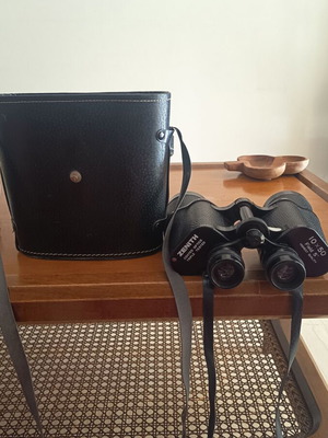Zenith Coated Optics Binoculars used with leather case 10x15 Field 5