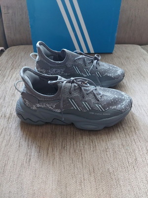 Adidas Ozweego knt sneakers new, gray, sports style, size 36.5