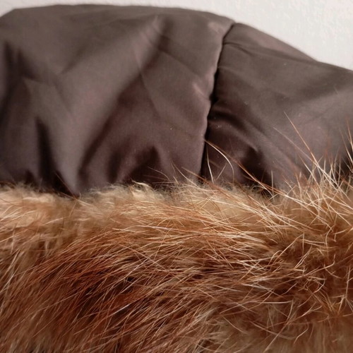 Adco down jacket women's used, brown, size M