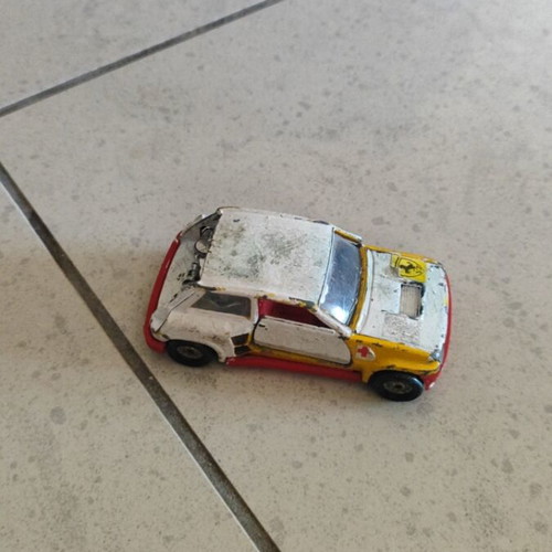 Vintage toy car from the seventies