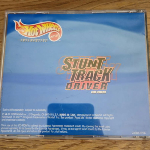 Hot Wheels Stunt Track Driver PC game 1998, complete in box