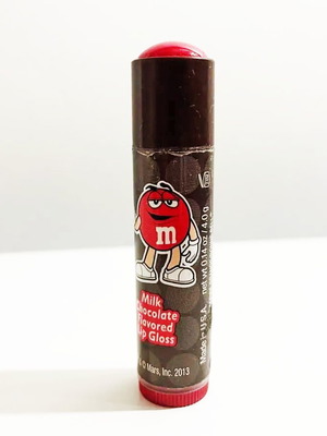 M&M's Lip Smacker Milk Chocolate Flavoured Lip Gloss μεταχειρισμένο λιποζάν λιπ μπαλμ