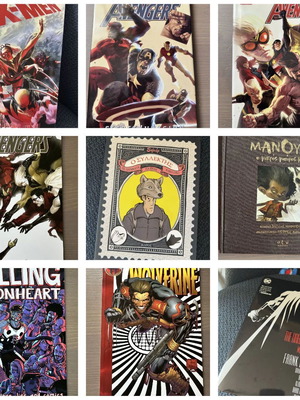 Πακέτο graphic novels με 8 τίτλους Marvel και ελληνικούς