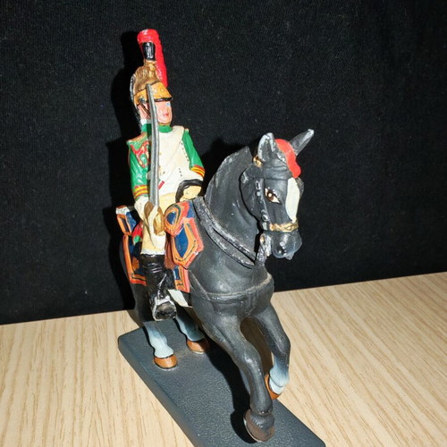 DeAgostini French Imperial Guard Horse Grenadier metal miniature like new