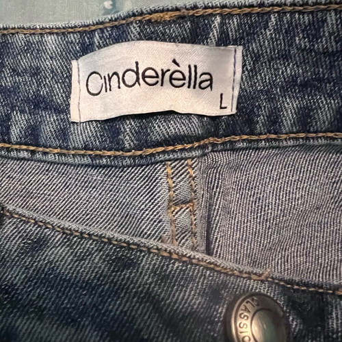 Jeans with rhinestones like new, size L / 40 / 12