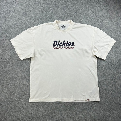 Dickies Durable Clothes men's white T-shirt, size M