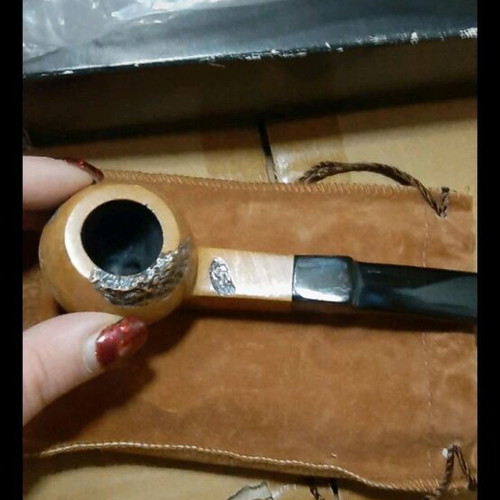 Stefano carved pipe new