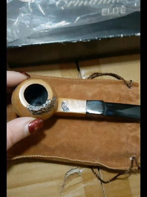Stefano carved pipe new