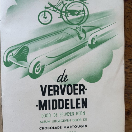 De Vervoermiddelen Door De Eeuwen Heen Large Collectible Album used
