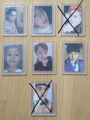 Exo photocards σαν καινούργιο, πολλαπλές κάρτες Kpop