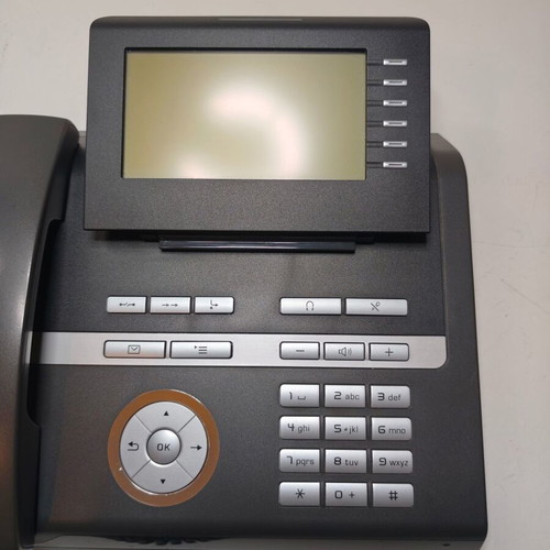 Siemens Unify OpenStage 40 HFA LAVA IP phone used, black, wired