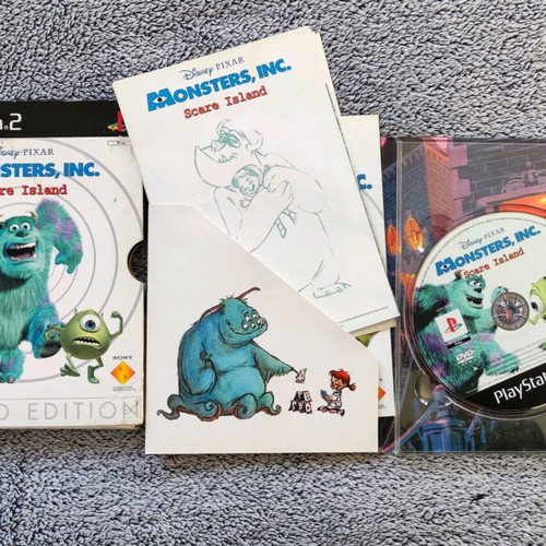 Monster's INC Scare Island PS2 game used