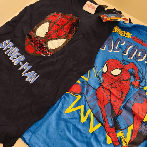 Spiderman Marvel t-shirt set limited edition new, sizes 122-128 cm