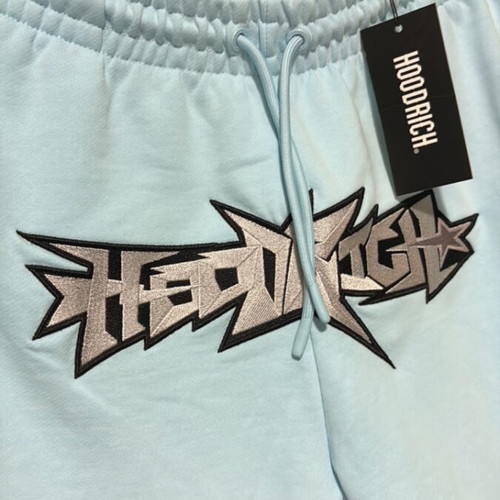 Hoodrich shorts, turquoise, size M