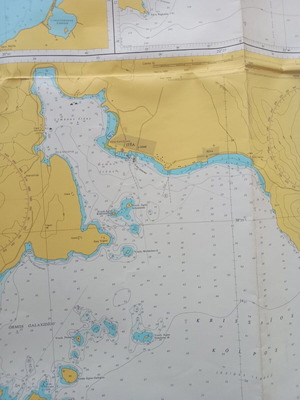 Χάρτης ευρύτερης περιοχής Πρέβεζης μεταχειρισμένος, 2007, διαστάσεις 118x71 εκ