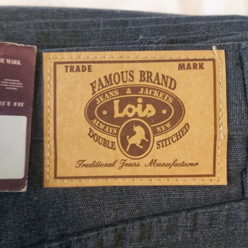 Lois unisex vintage high-waisted jeans new, 1980-1990