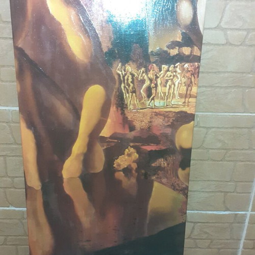 Salvador Dalí Metamorphosis of Narcissus painting refurbished