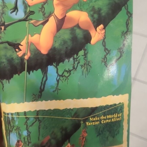 Tarzan card with figure new