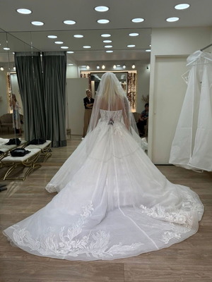 Wedding dress princess style new from Polenta, white
