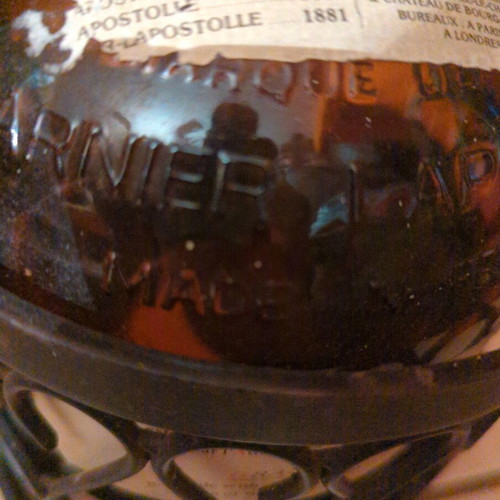 Grand Marnier liqueur used with cognac, collector's item
