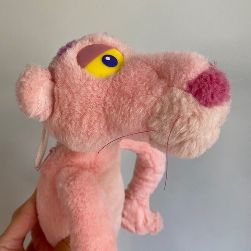 Pink Panther plush toy vintage 2000 used, 41 cm