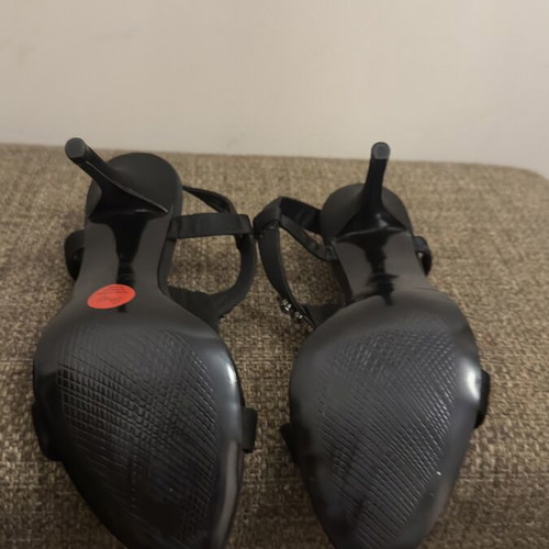 Zara sandals new, size 37, black and silver