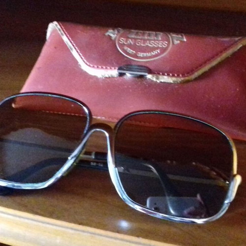 Marwitz Zeiss vintage 80s sunglasses used, silver