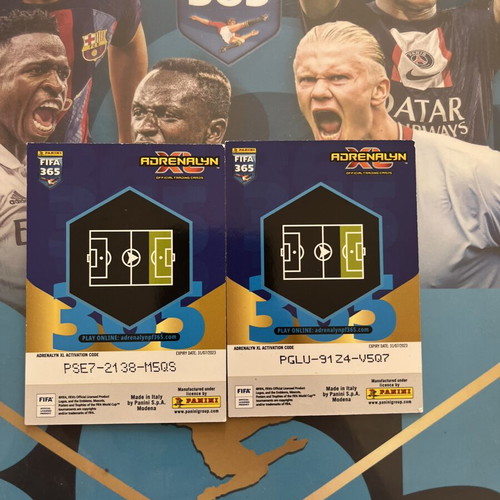 Panini Adrenalyn XL 365 2023 Momentum Benzema & Limited Edition Premium Gold Ronaldo