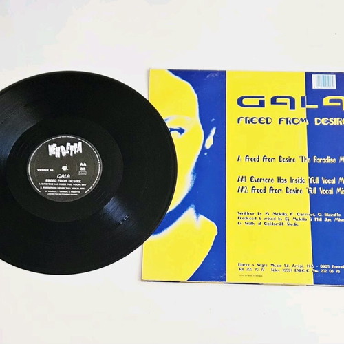 GALA Freed From Desire 12" maxi single vinyl like new