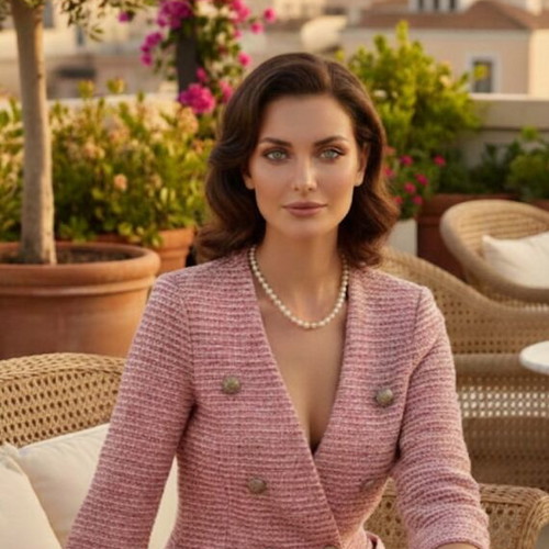 The Extreme Collection blazer like new with vintage look jewelry set