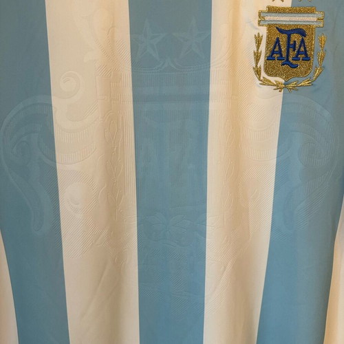 Argentina 2008 football jersey used, size L