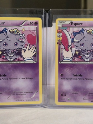 Κάρτες Espurr Generations Radiant Collection σαν καινούργιες, σετ 2