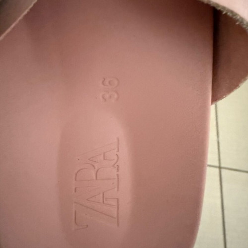 Zara kids sandals size 36 in pink and black