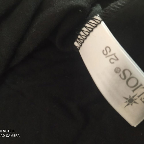 Helios black bodysuit like new with mesh sleeves and neckline