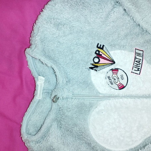 Orchestra onesie pajama No8 like new, warm, gray
