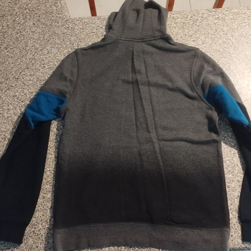 Nike hoodie, medium, grey and blue