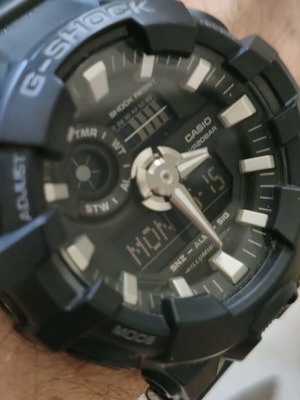Casio G-Shock GA-700-1BER ρολόι σαν καινούργιο, μαύρο