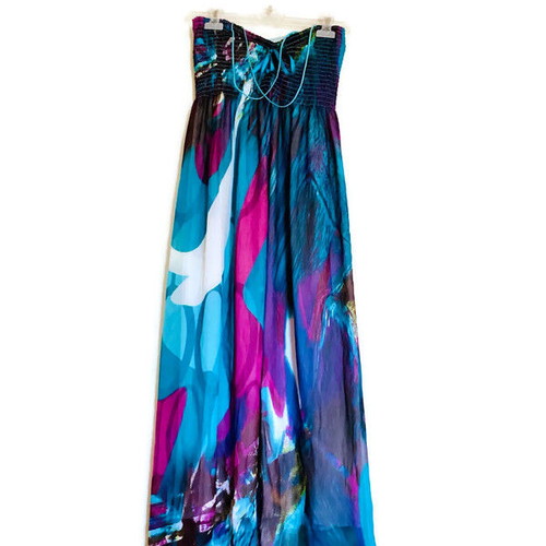 Maxi dress Rubens Alves like new, colorful, airy