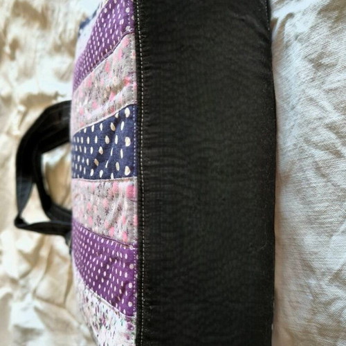 Handmade patchwork handbag multicolored new
