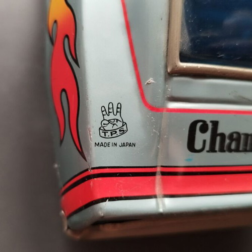 Tin Japan Ford Mustang Champion Stunt used, not working