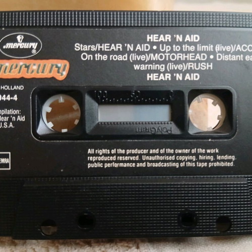 Dio's Hear 'n Aid cassette 1988 like new, metal