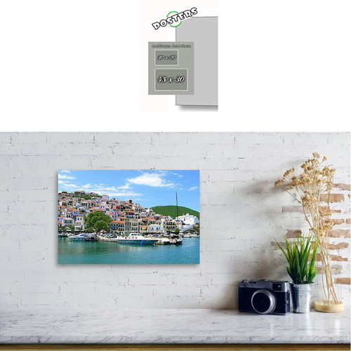 Thessalia Skiathos Poster 30x20 cm new