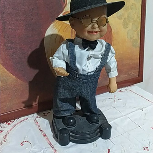 Vintage electric dancing boy doll
