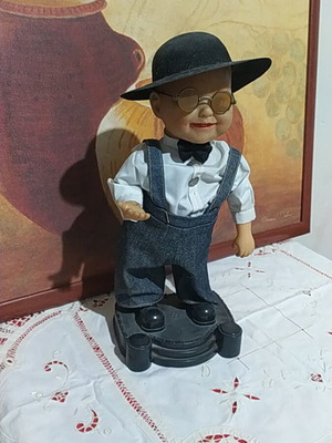 Vintage electric dancing boy doll