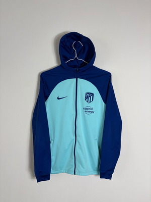 Atletico Madrid track jacket like new, youth XL with hood