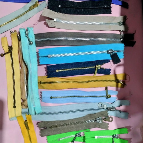 Iron zippers pack of 20 in various colors and sizes new