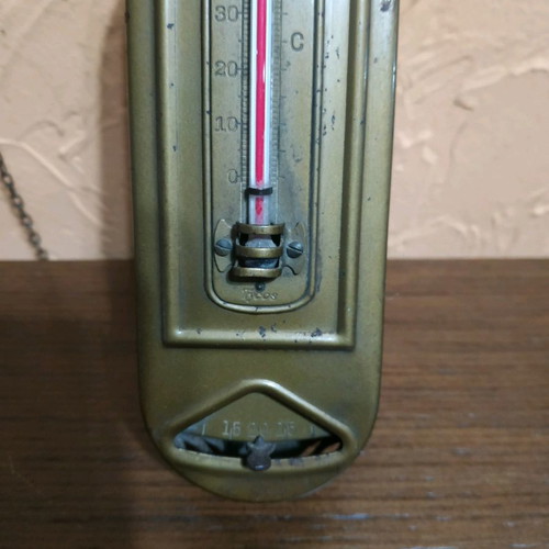 Room thermometer used, very old, made in America