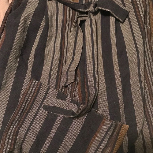 Striped zip culottes new, size s-m